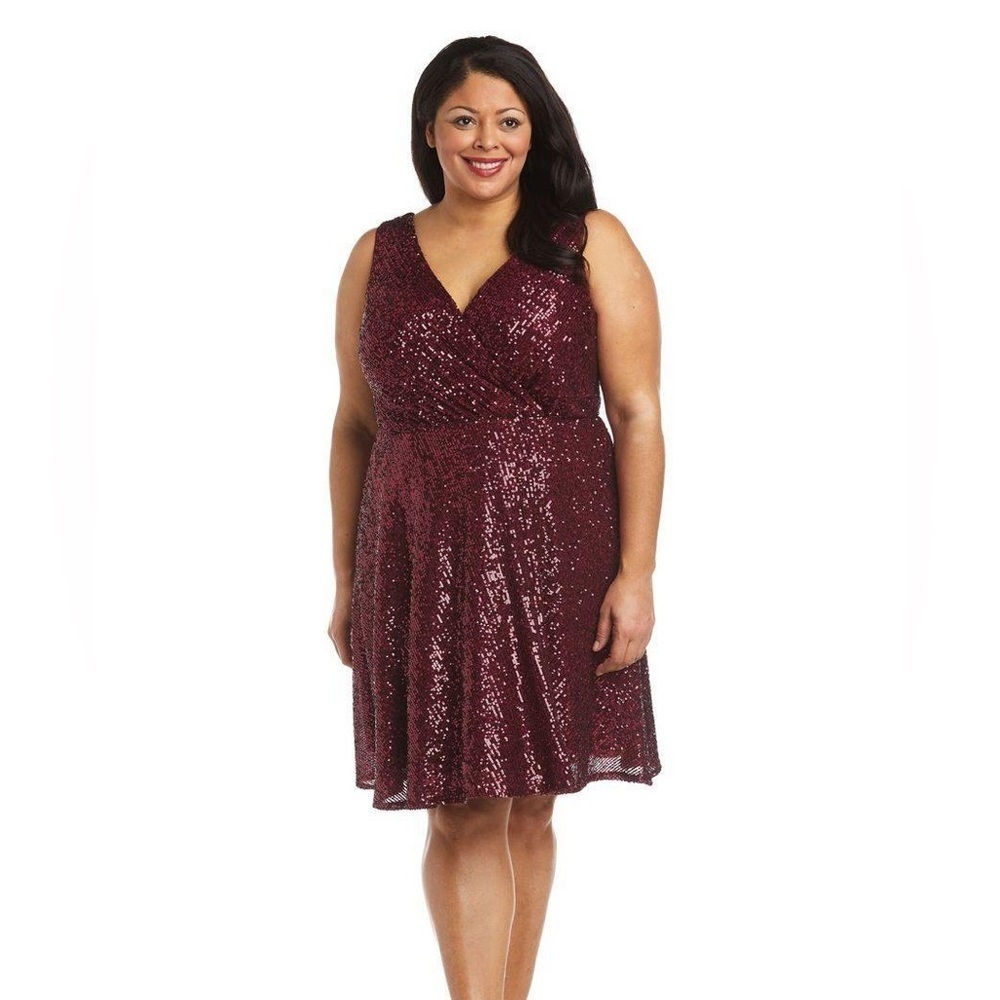 Morgan & Co Sequins Dress Size 20